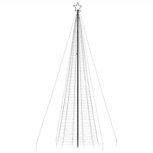 LED-juletræ med spyd 1534 LED'er 500 cm varmt hvidt lys