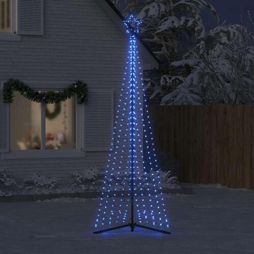 Juletræslys 495 LED'er 300,5 cm blå