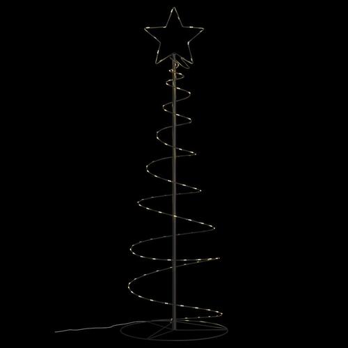 LED-juletræ 100 LED'er 150 cm varmt hvidt lys