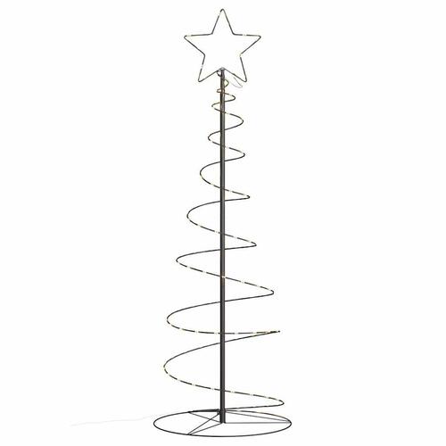 LED-juletræ 100 LED'er 150 cm varmt hvidt lys