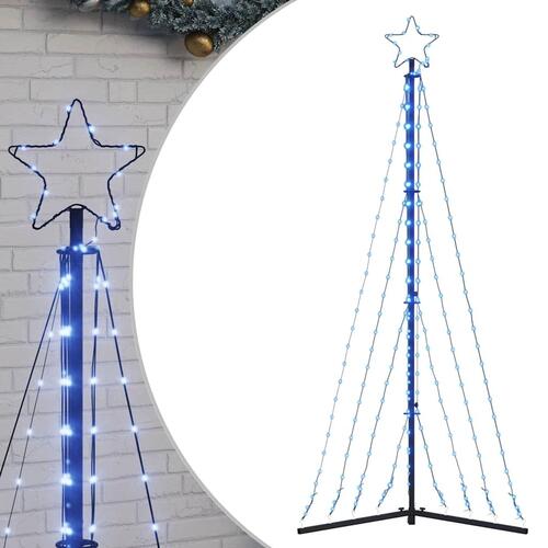Juletræslys 339 LED'er 187 cm blå