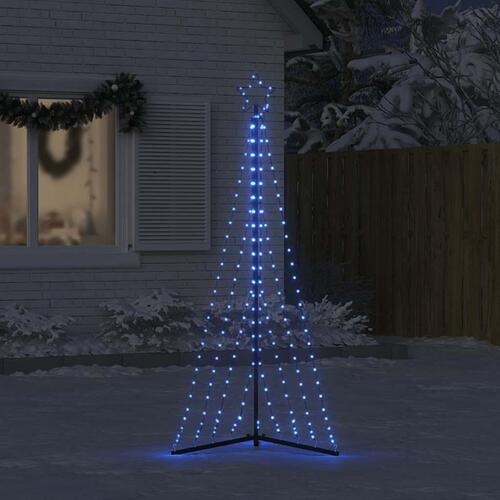 Juletræslys 339 LED'er 187 cm blå
