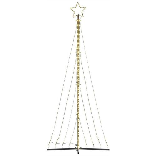 LED-juletræ 447 LED'er 249 cm varmt hvidt lys