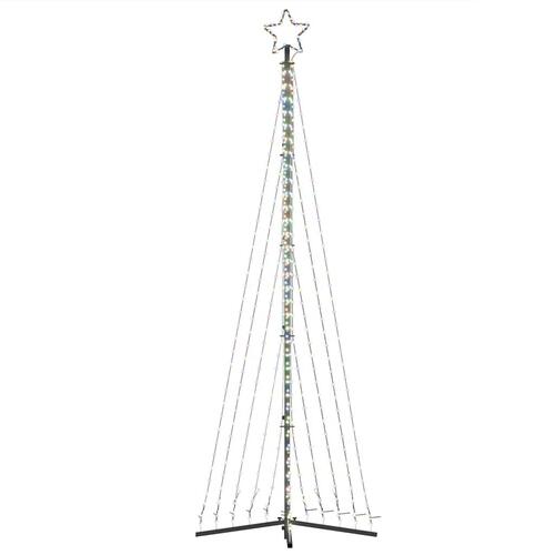 LED-juletræ 495 LED'er 300,5 cm farverigt lys
