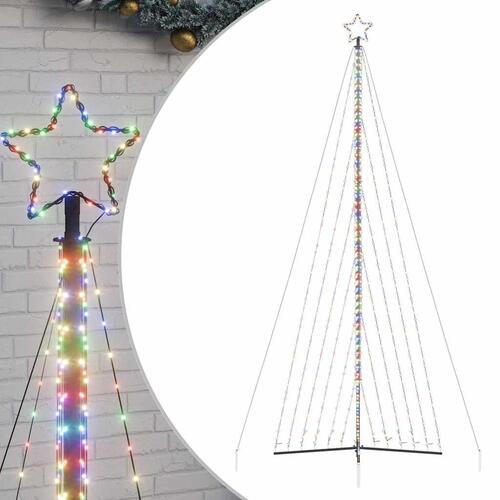 Juletræslys 789 LED'er 476 cm farverigt lys