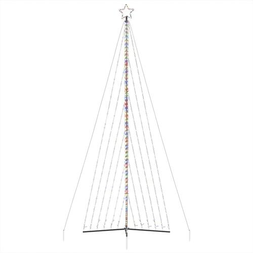 Juletræslys 789 LED'er 476 cm farverigt lys