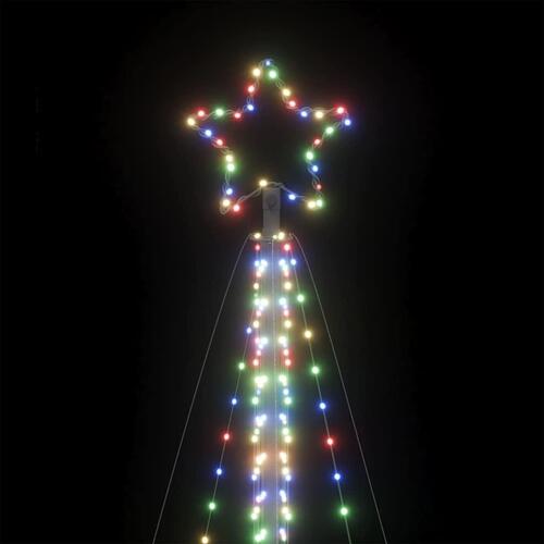 Juletræslys 789 LED'er 476 cm farverigt lys