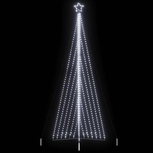 Juletræslys 789 LED'er 476 cm koldt hvidt lys