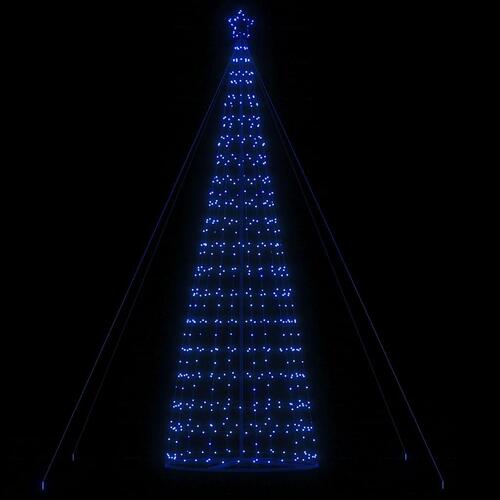 LED-juletræ 1534 LED'er 503 cm blåt lys