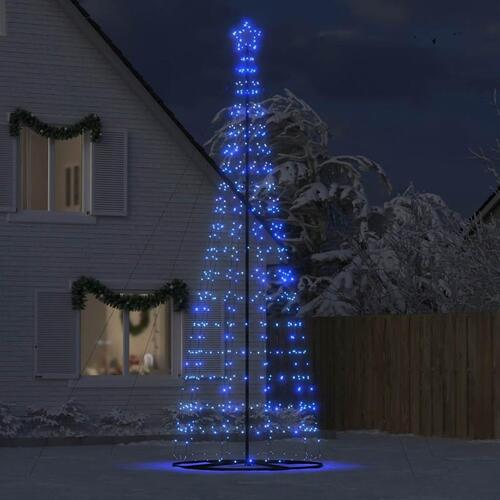 LED-juletræ 1534 LED'er 503 cm blåt lys