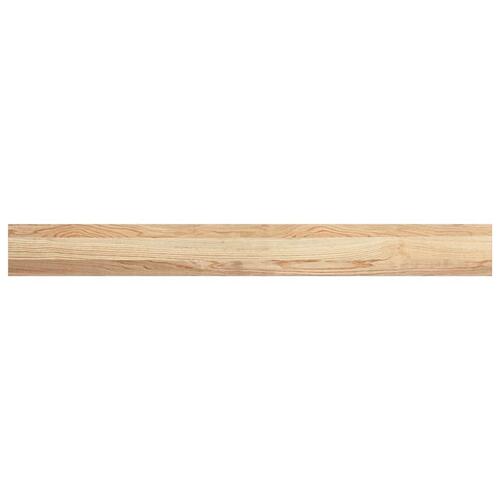 Vindueskarme 2 stk ubehandlet 140x15x2 cm massivt egetræ