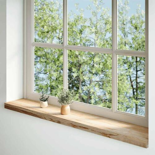 Vindueskarme 2 stk ubehandlet 160x20x2 cm massivt egetræ