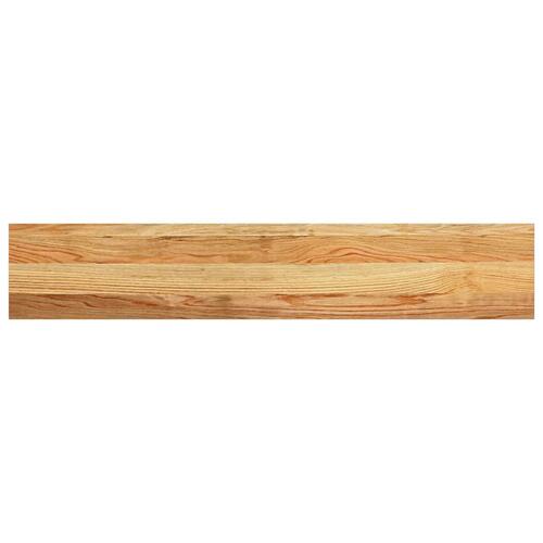 Vindueskarme 2 stk lysebrun 110x20x2 cm massivt egetræ