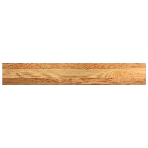 Vindueskarme 2 stk lysebrun 100x15x2 cm massivt egetræ