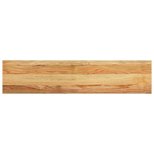 Vindueskarme 2 stk lysebrun 90x20x2 cm massivt egetræ