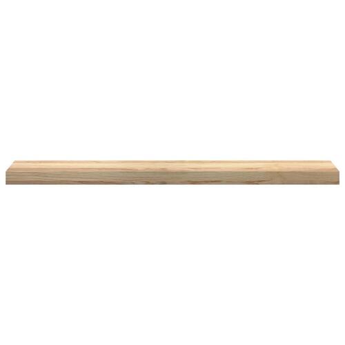 Vindueskarme 2 stk ubehandlet 100x15x2 cm massivt egetræ