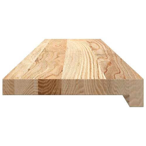 Vindueskarme 2 stk ubehandlet 90x20x2 cm massivt egetræ