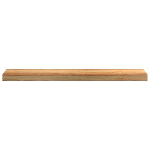 Vindueskarme 2 stk lysebrun 90x15x2 cm massivt egetræ