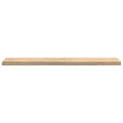 Vindueskarme 2 stk ubehandlet 140x25x2 cm massivt egetræ