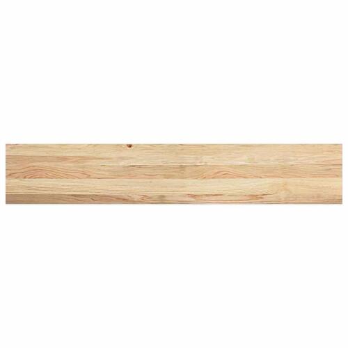 Vindueskarme 2 stk ubehandlet 140x25x2 cm massivt egetræ