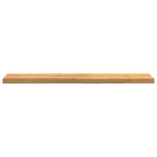Vindueskarme 2 stk lysebrun 140x25x2 cm massivt egetræ