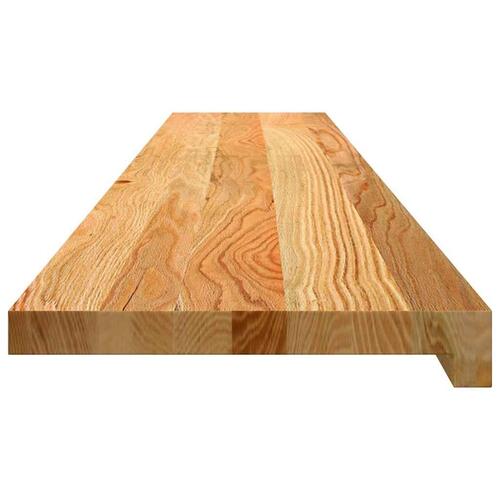 Vindueskarme 2 stk lysebrun 140x25x2 cm massivt egetræ