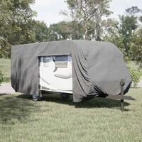 Overtræk til campingvogn 732x250x220 cm ikke-vævet stof grå