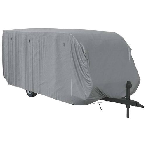 Overtræk til campingvogn 732x250x220 cm ikke-vævet stof grå