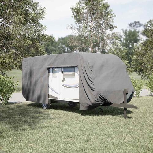 Overtræk til campingvogn 732x250x220 cm ikke-vævet stof grå