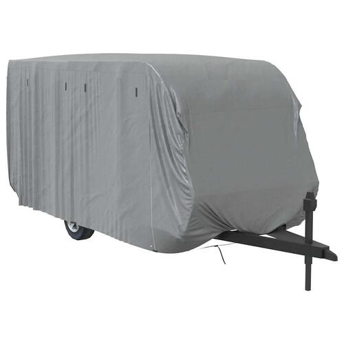 Overtræk til campingvogn 550x250x220 cm ikke-vævet stof grå