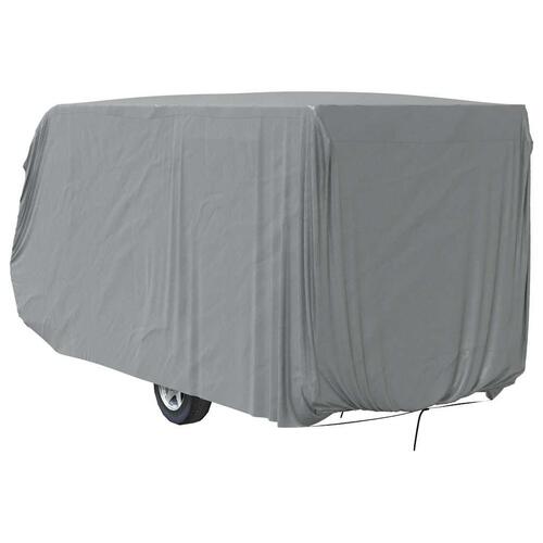 Overtræk til campingvogn 550x250x220 cm ikke-vævet stof grå