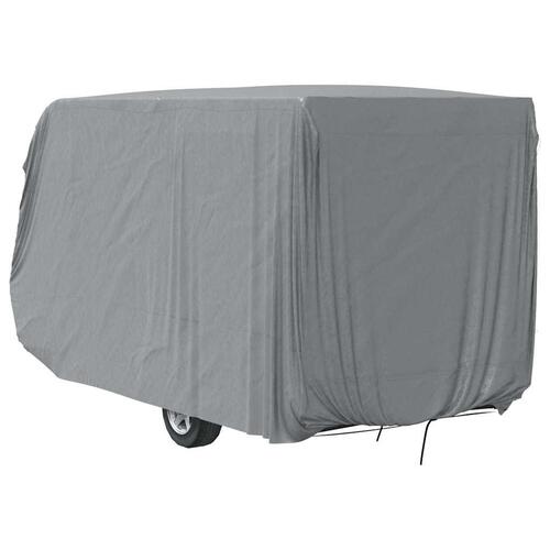 Overtræk til campingvogn 460x250x220 cm ikke-vævet stof grå