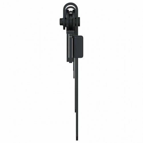 Skydelågesæt til skab 213 cm - sort