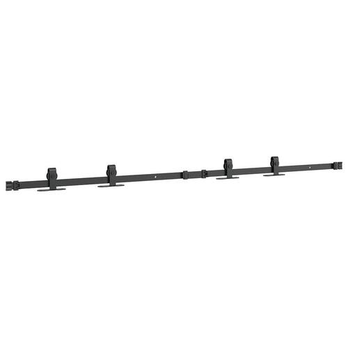 Skydelågesæt til skabe kulstofstål 152 cm