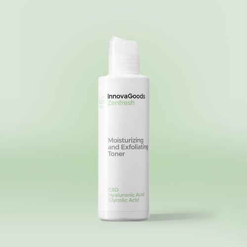 Fugtgivende og eksfolierende ansigtstoner CBD Zenfresh 150 ml
