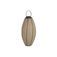 Lyseholder Home ESPRIT Natur Jute Bambus 40 x 40 x 80 cm