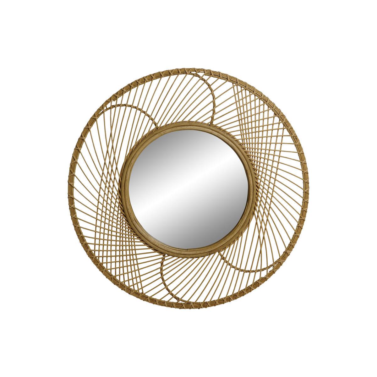 Vægspejl - Natur, tropisk design, 70 x 2 x 70 cm