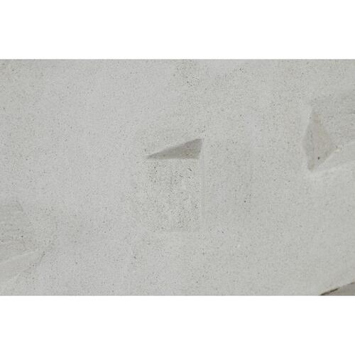 Vægdekoration Home ESPRIT Hvid Træ MDF Moderne 80 x 6,5 x 80 cm