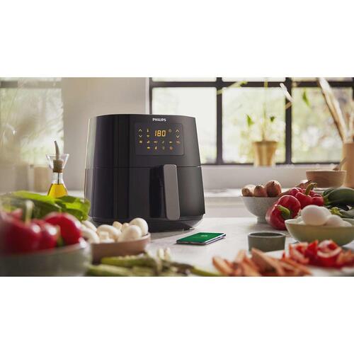 Airfryer Philips HD9280/70 Sort Sølvfarvet 2000 W 6,2 L