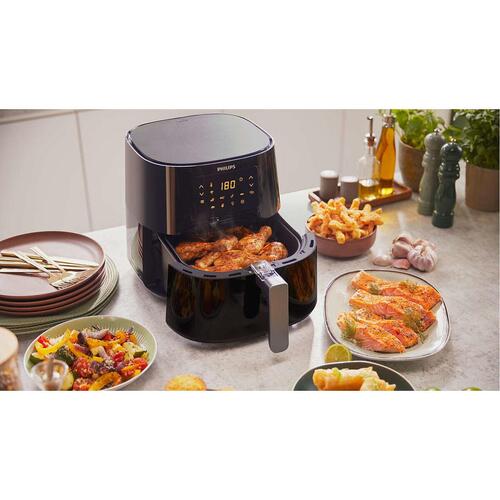 Airfryer Philips HD9280/70 Sort Sølvfarvet 2000 W 6,2 L