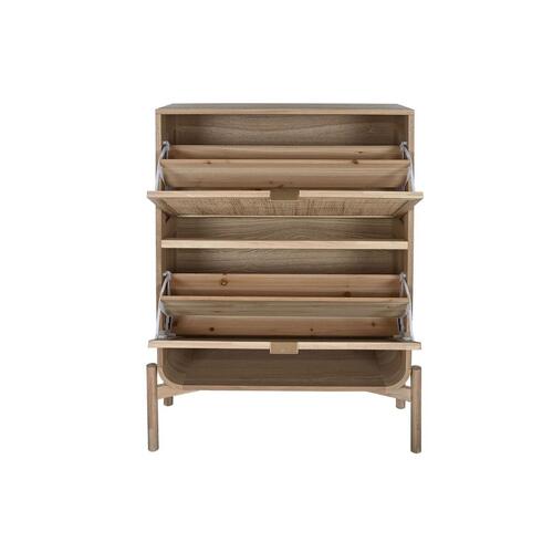 Skostativ Home ESPRIT Natur Tropisk 76 x 29 x 100 cm