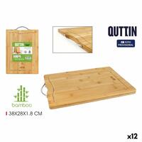 Skærebræt Quttin Bambus 38 x 28 x 1,8 cm (12 enheder)