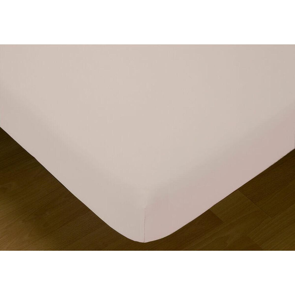 Faconsyet lagen Hosteline MONACO LISO - Pink, 140 x 200 + 30 cm, 100% bomuld