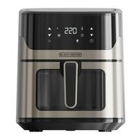 Airfryer Black & Decker BXAF6500E Sort Sølvfarvet 1600 W 6,5 L