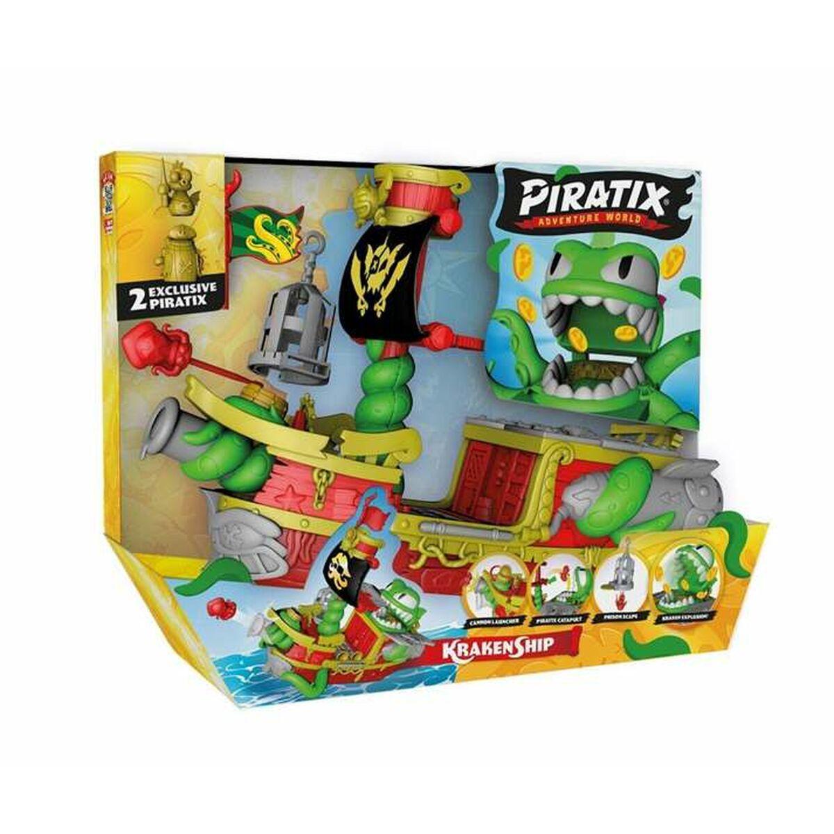 Magicbox Toys Piratix Kraken Ship - sæt med figurer