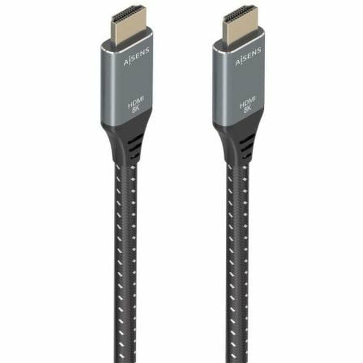 HDMI-kabel Aisens A150-0878 10 m Sort/Grå