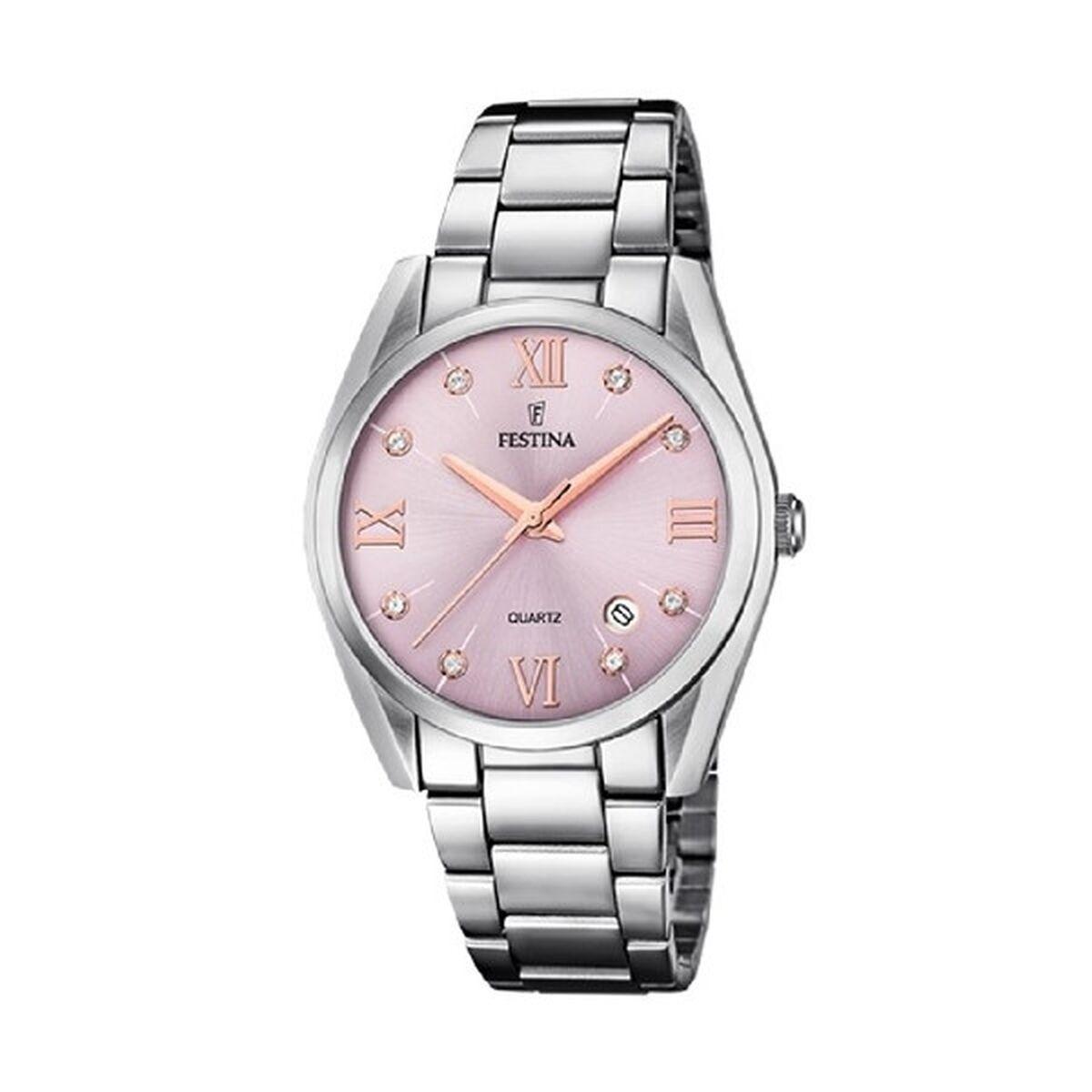 Festina F16790/D armbåndsur til børn - pink skive, rustfrit stål