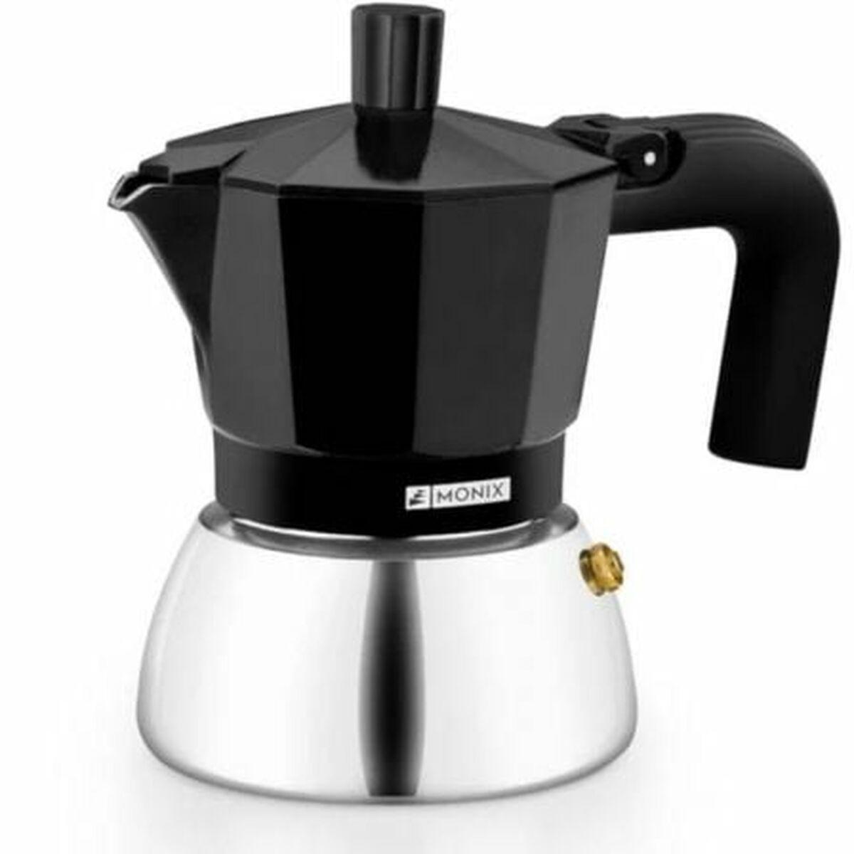 Monix M863006 Italiensk kaffekande - sort espressokande
