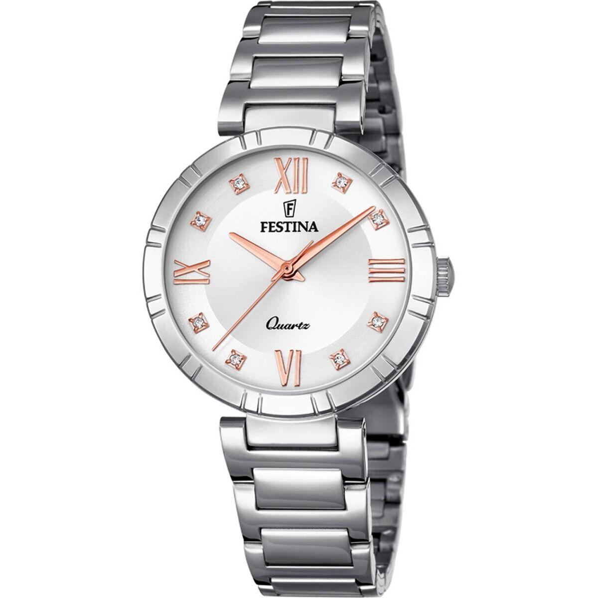 Festina F16936/B armbåndsur til børn - sølvfarvet, kvarts