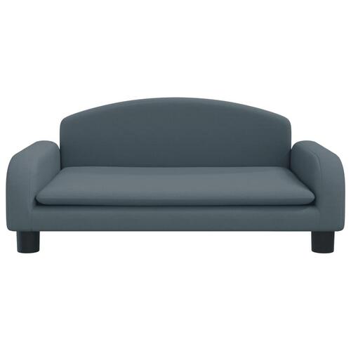 Sofa til børn 70x45x30 cm stof mørkegrå
